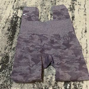 Gymshark purple camo seamless leggings
